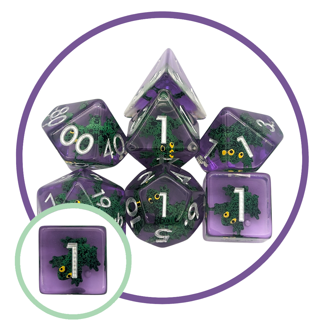 Frog Inclusion Dice Set