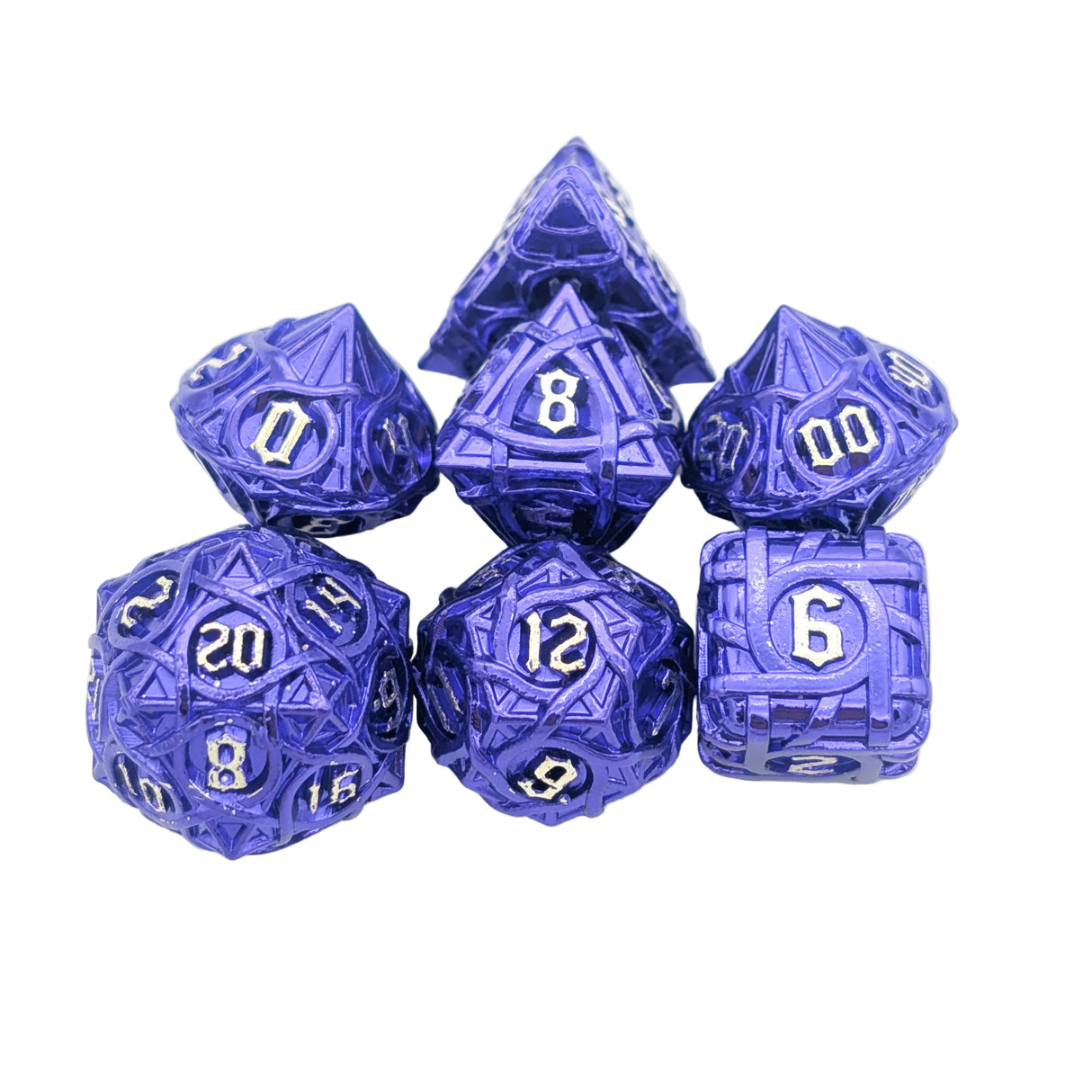Thorns Black Metal Dice Set
