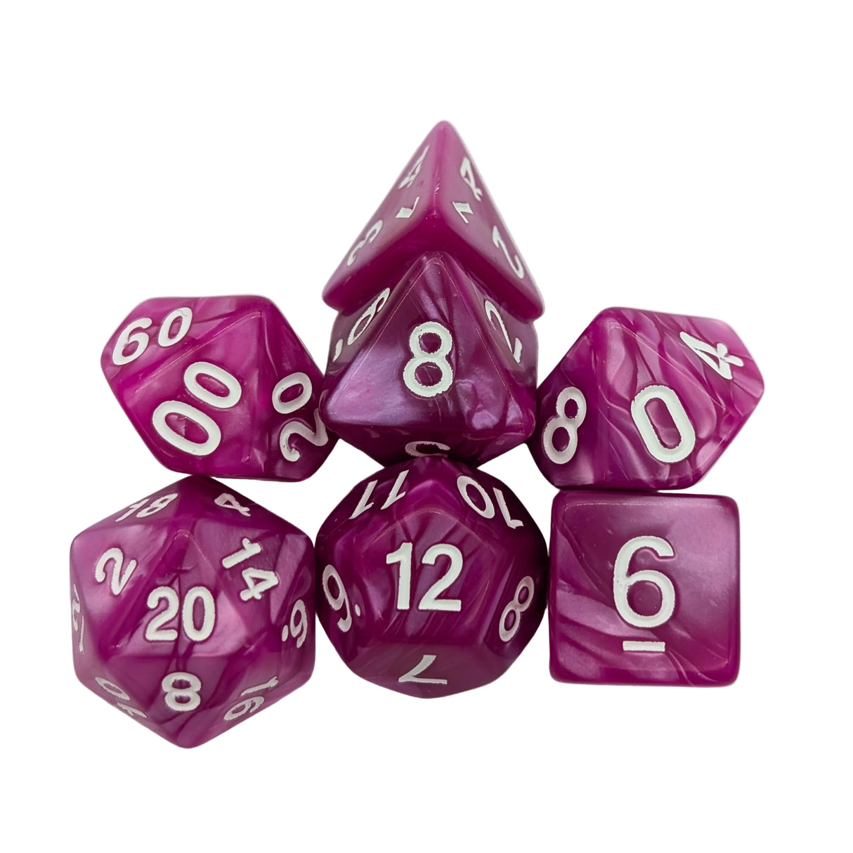 Pearl Pink Dice Set