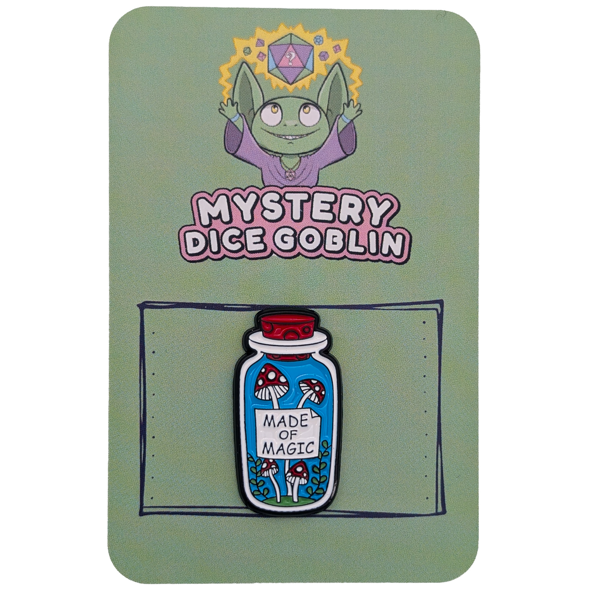 Made Of Magic RPG Pin
