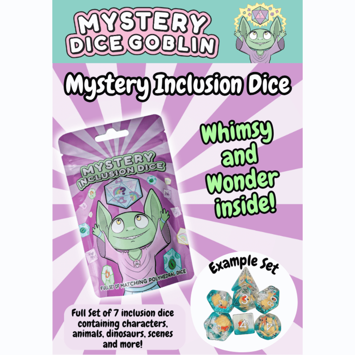 Mystery Inclusion Dice Poster