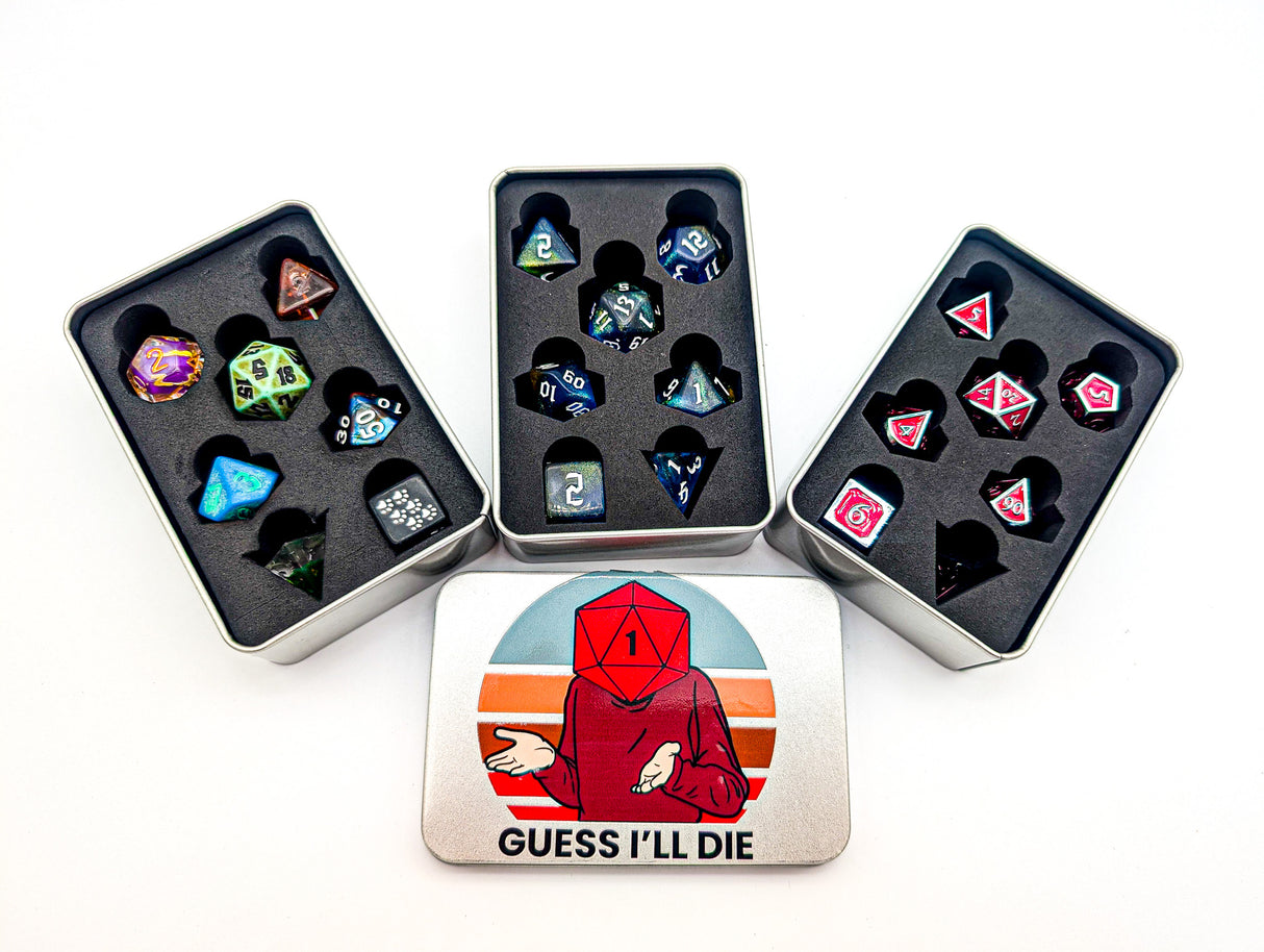 Guess I'll Die' Dice Tin