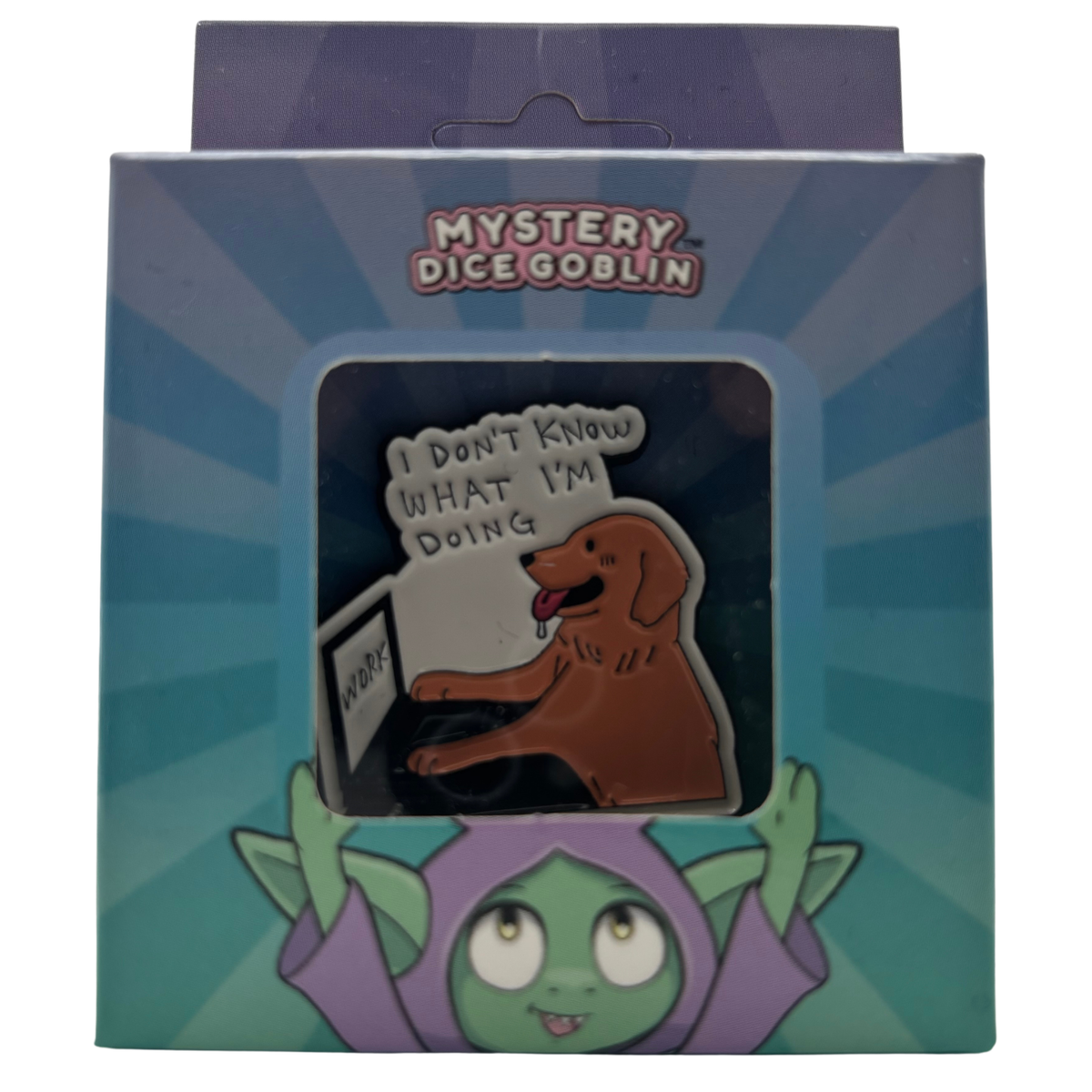 I Don't Know Dog Pin