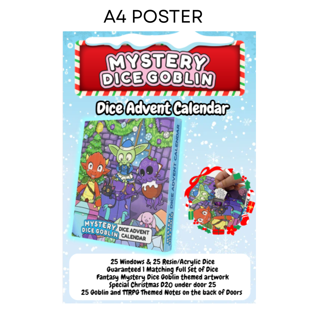 Christmas Calendar Poster