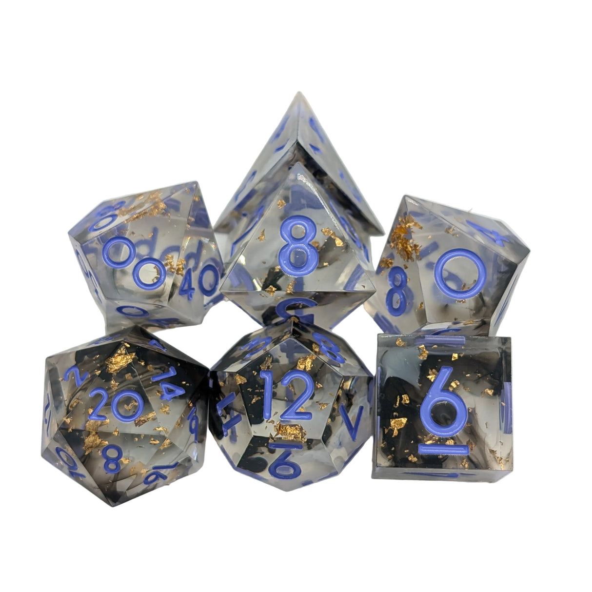 Foil Raven Sharp Dice Set