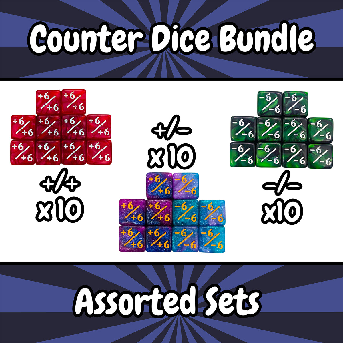 Complex Dice Counter Dice Bundle – Mystery Dice Goblin Wholesale
