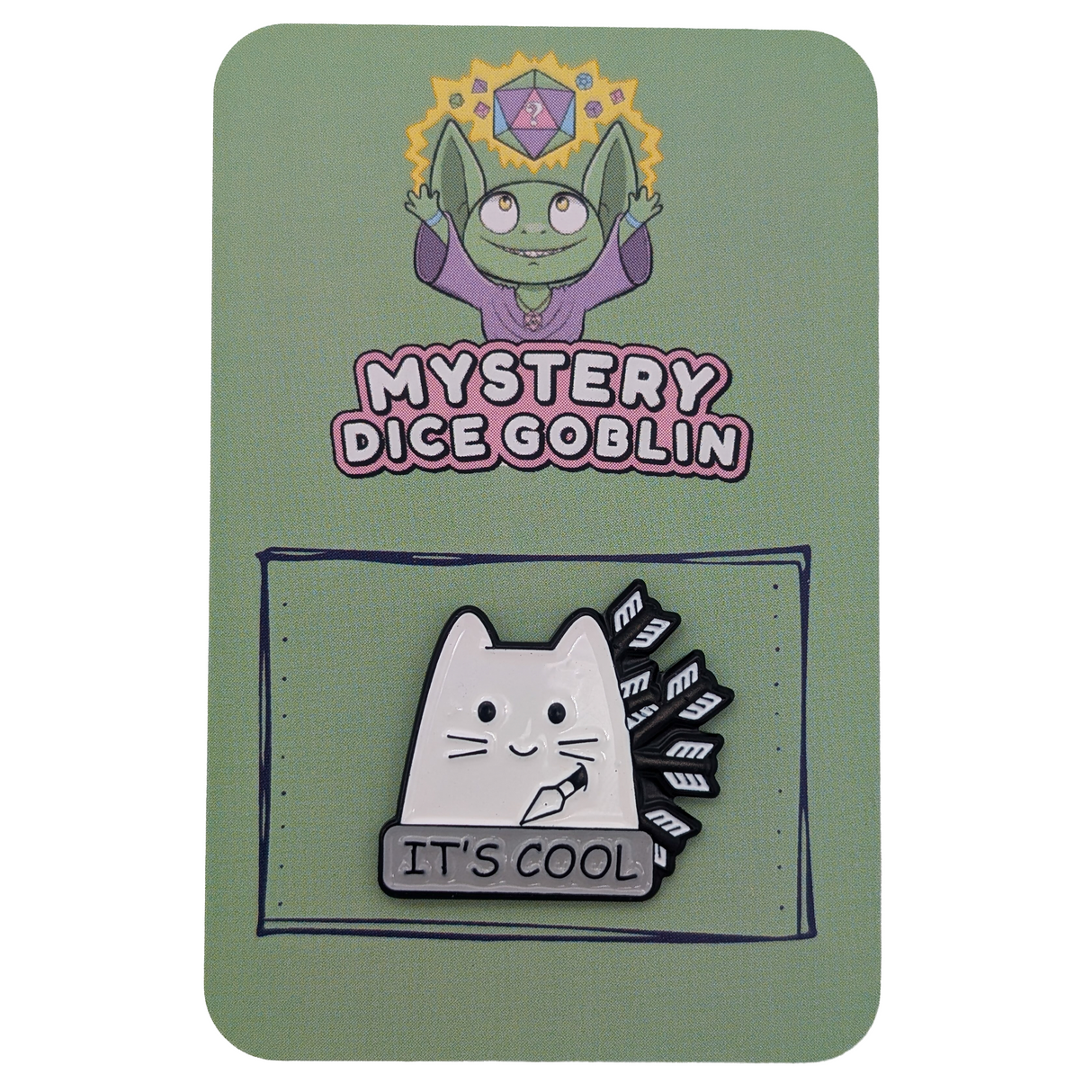 It's Cool Cat Pin