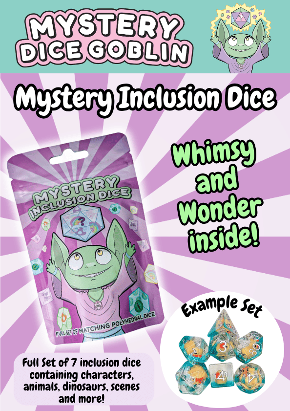 Mystery Inclusion Dice Poster