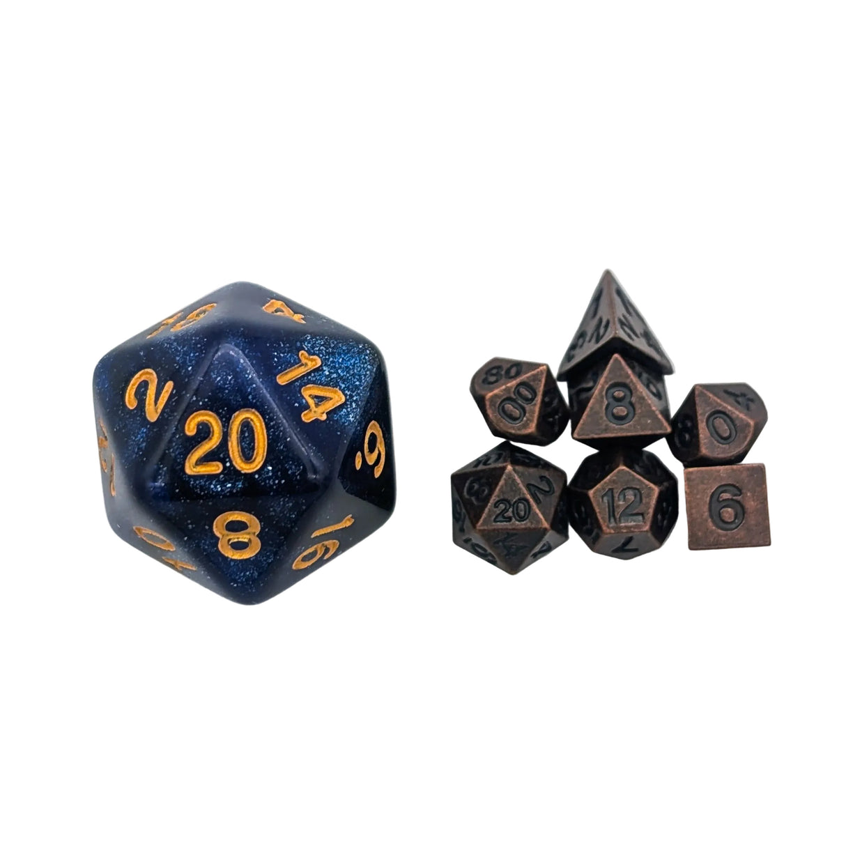 Bronze Mini Dice Set