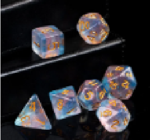 Pride Trans Dice Set